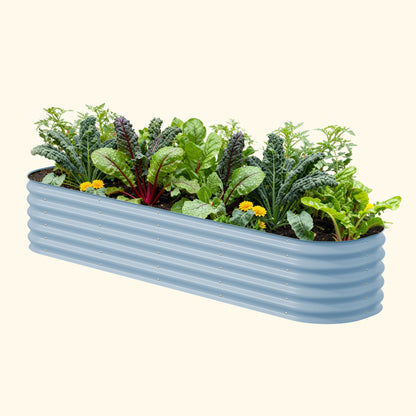 17" Tall 9 In 1 Large Modular Metal Raised Garden Bed Kit